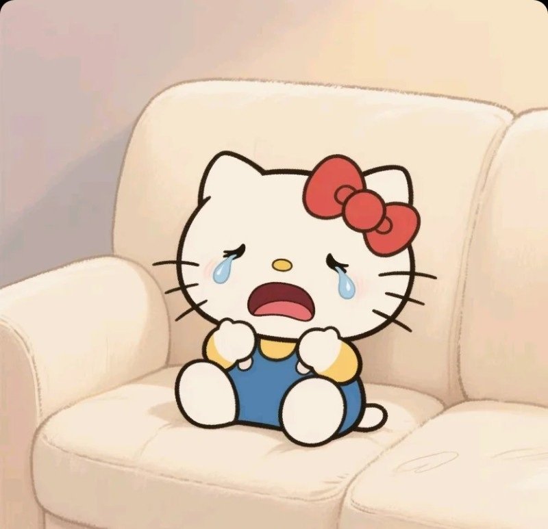 hình ảnh hello kitty buồn 7
