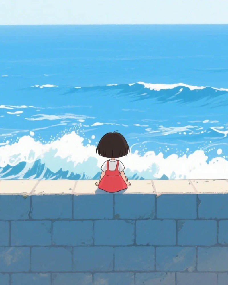 hình ảnh hoạt hình nữ buồn cô đơn 11