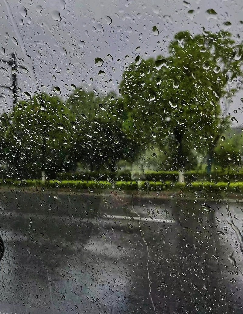 hình ảnh mưa buồn trên phố