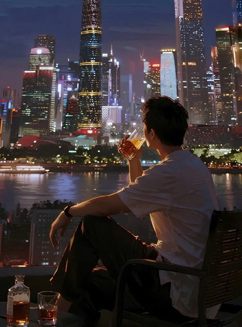 hình ảnh nam ngồi buồn 1 mình 3