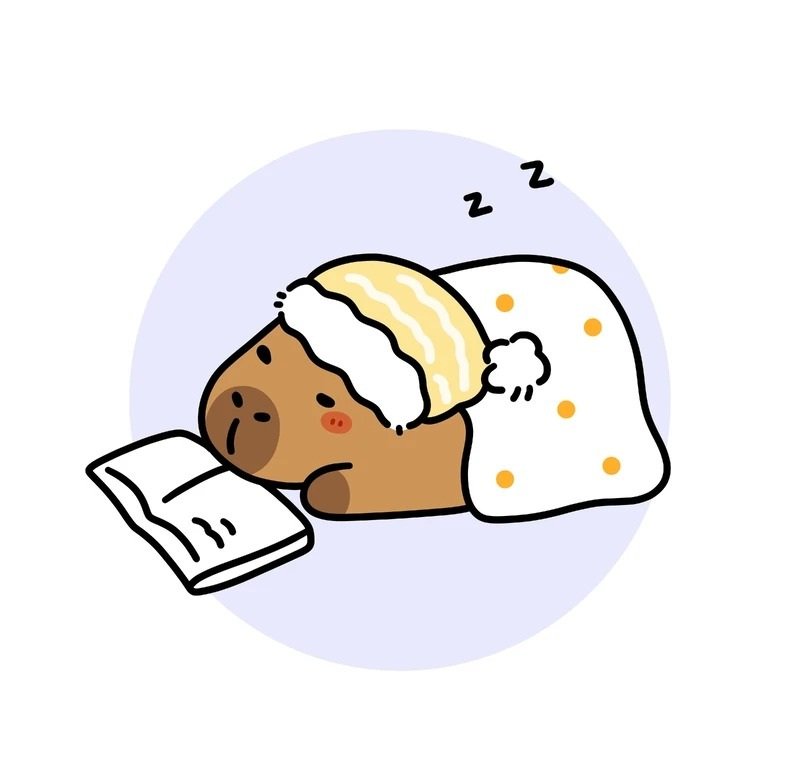 hình sticker capybara cute