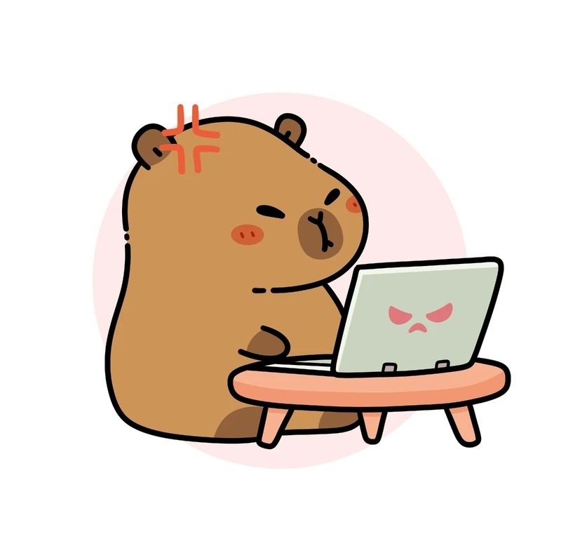 hình sticker capybara