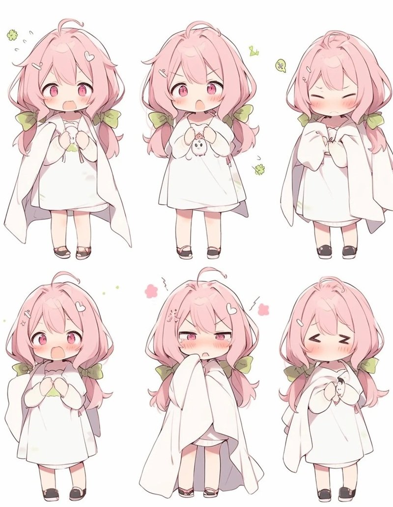 hình sticker cô gái cute 22