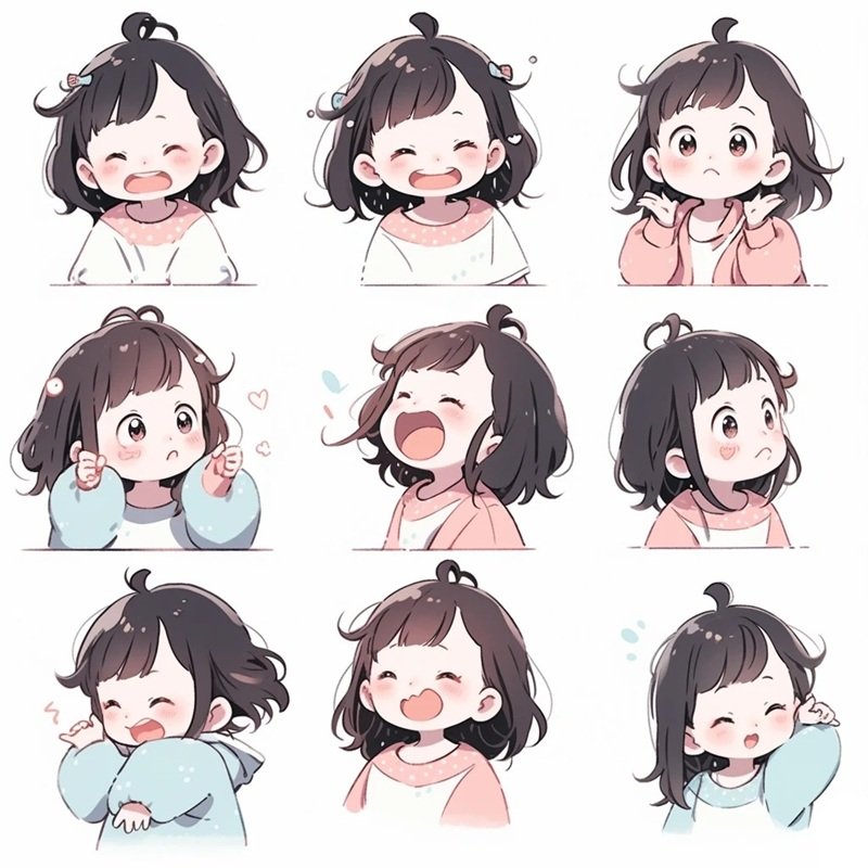 hình sticker cô gái cute 32