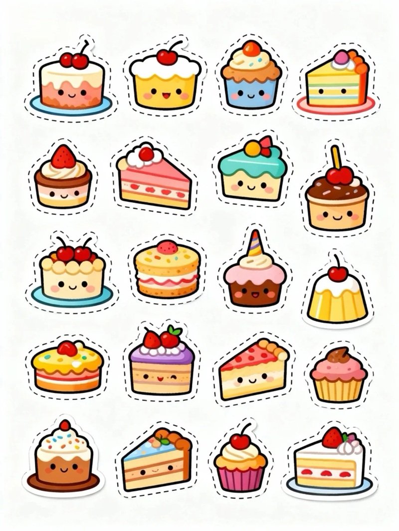 sticker bánh sinh nhật 19