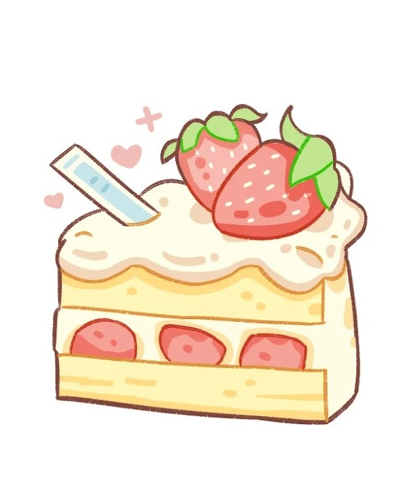 sticker bánh sinh nhật 21