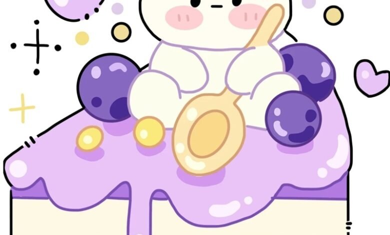 sticker bánh sinh nhật 24