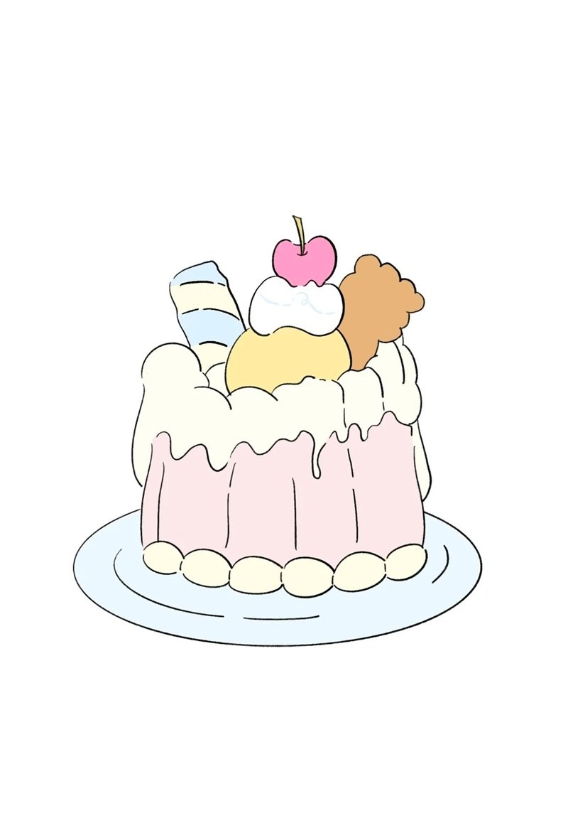 sticker bánh sinh nhật 28