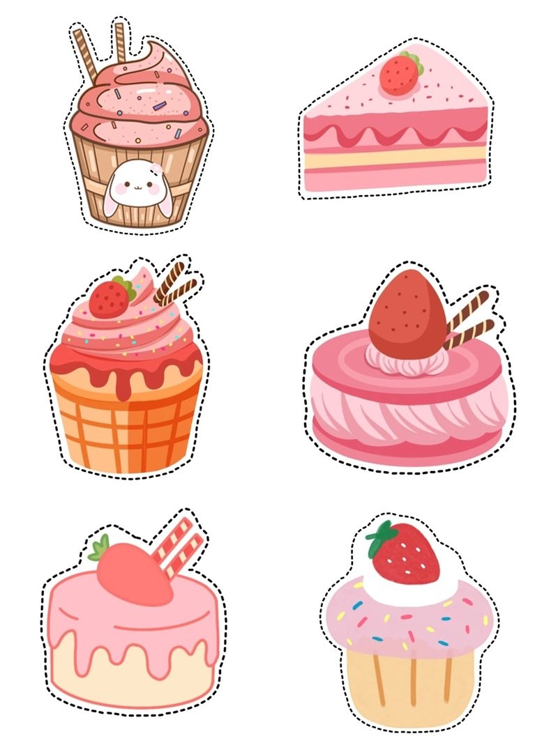 sticker bánh sinh nhật 31