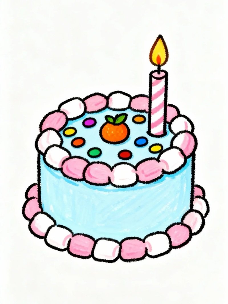 sticker bánh sinh nhật 38