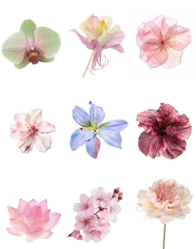 sticker bông hoa 21