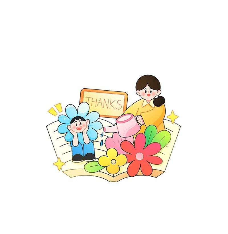 sticker cảm ơn cute
