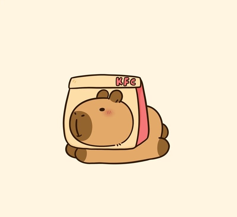 sticker capybara 15