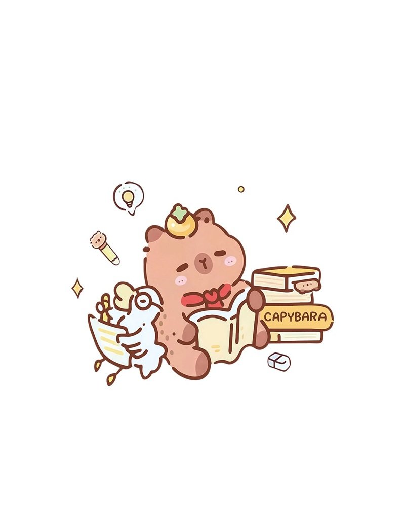 sticker capybara 3