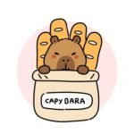 sticker capybara 34