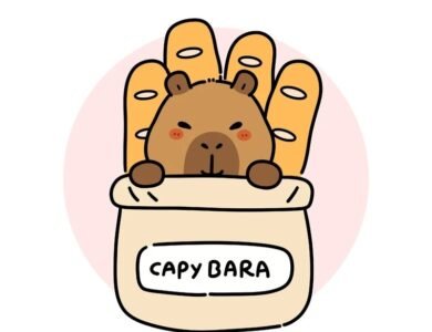 sticker capybara 34