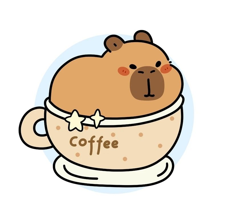 sticker capybara 35