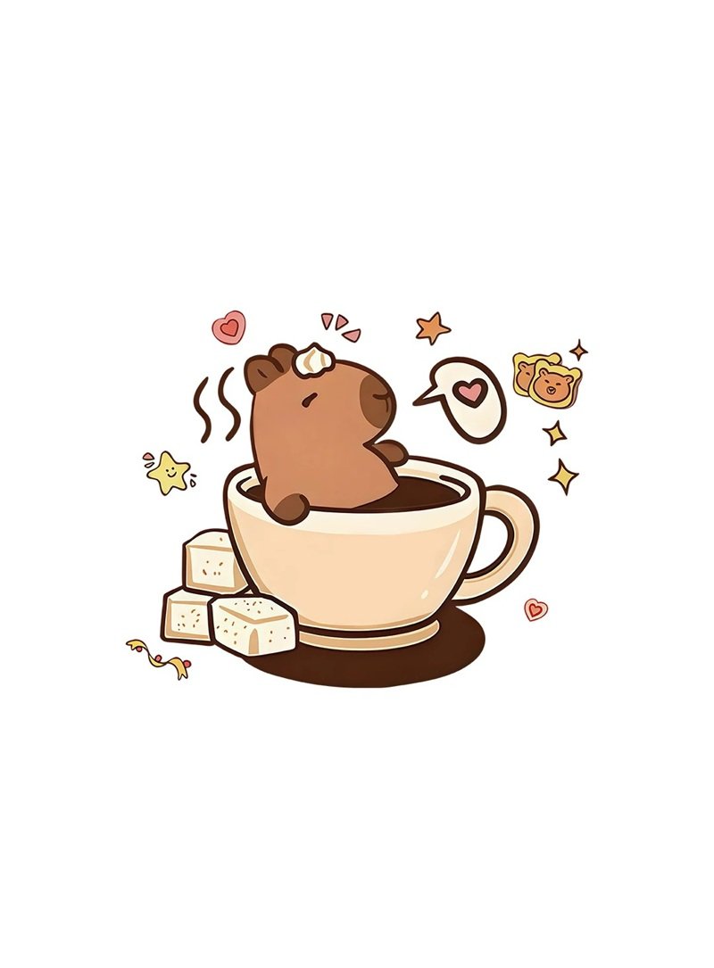 sticker capybara 5