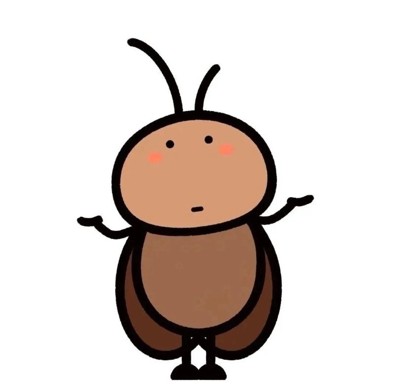 sticker con gián 10