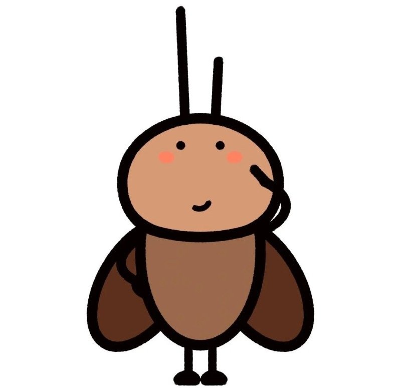 sticker con gián 24