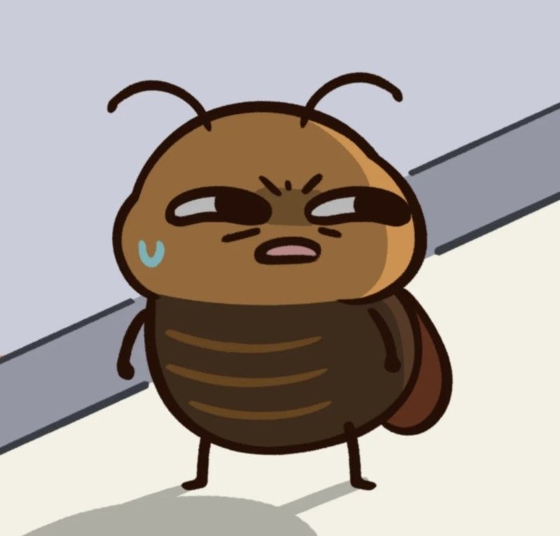 sticker con gián 32