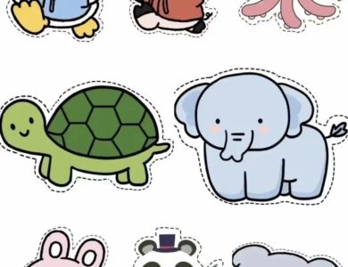 sticker con vật cute 16