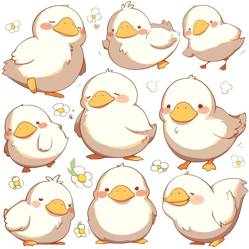 sticker con vịt 18