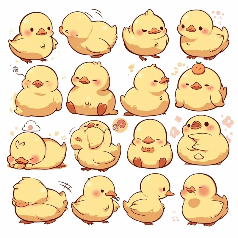 sticker con vịt 20