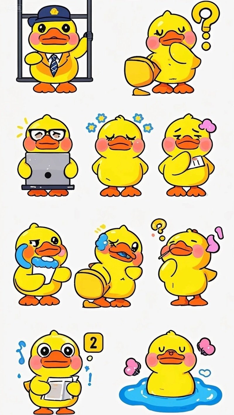 sticker con vịt 21