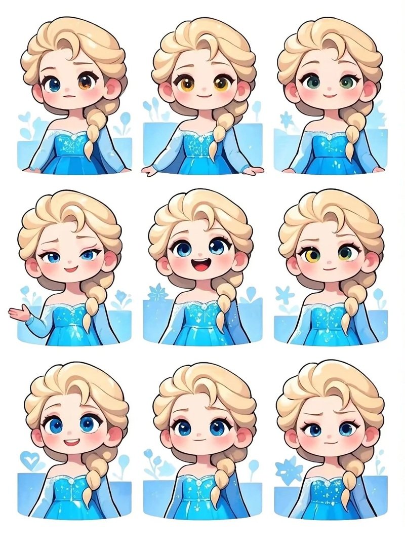 sticker công chúa 15