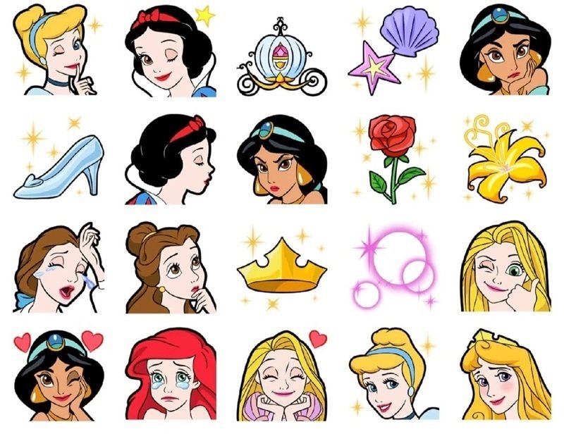 sticker công chúa 2