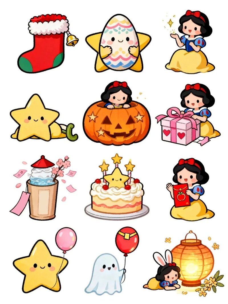 sticker công chúa 22