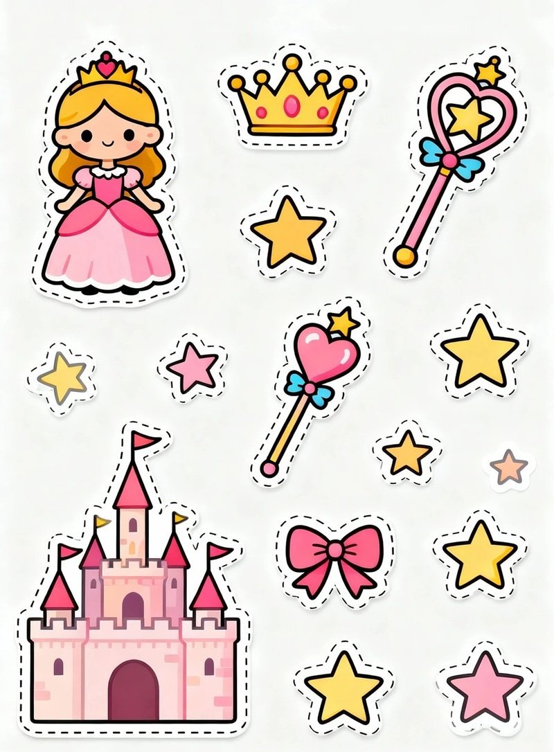 sticker công chúa 28