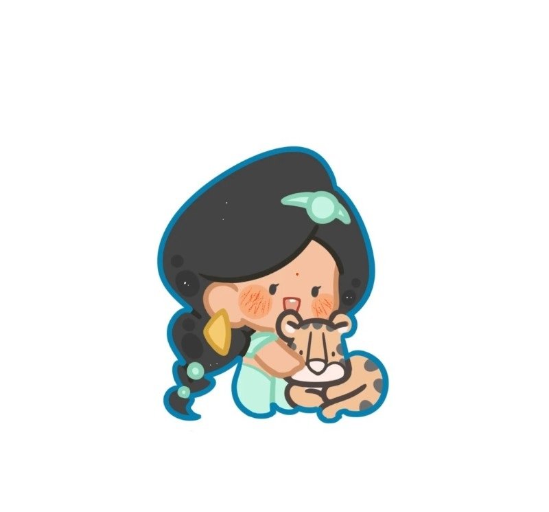 sticker công chúa 30