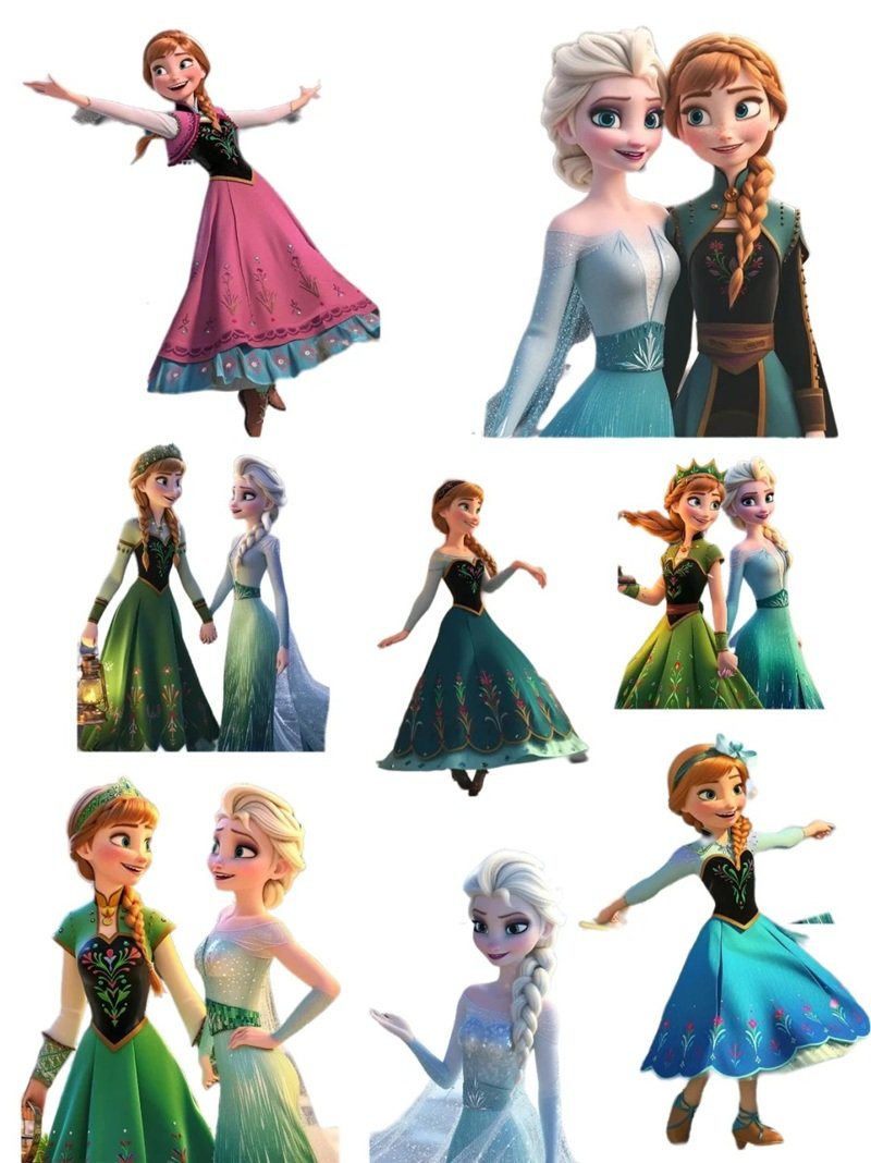 sticker công chúa 4