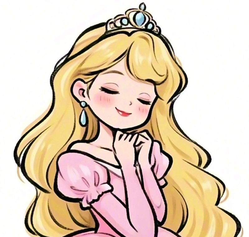 sticker công chúa 7