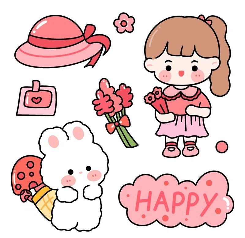 sticker đáng yêu 32