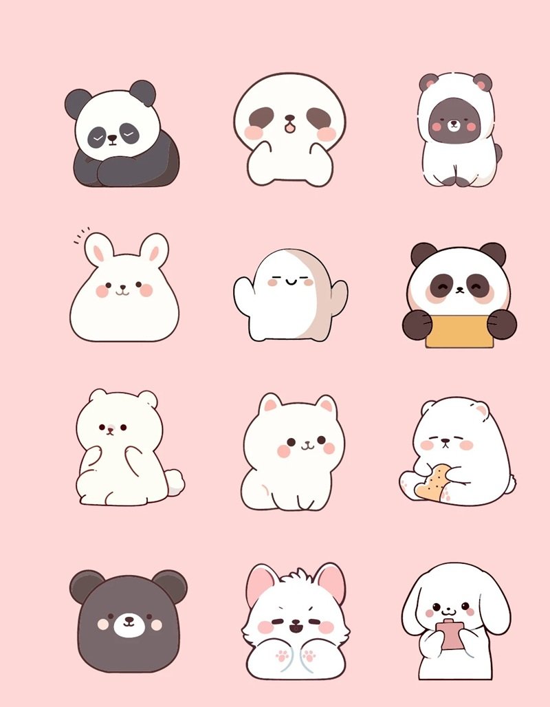 sticker dễ thương 11