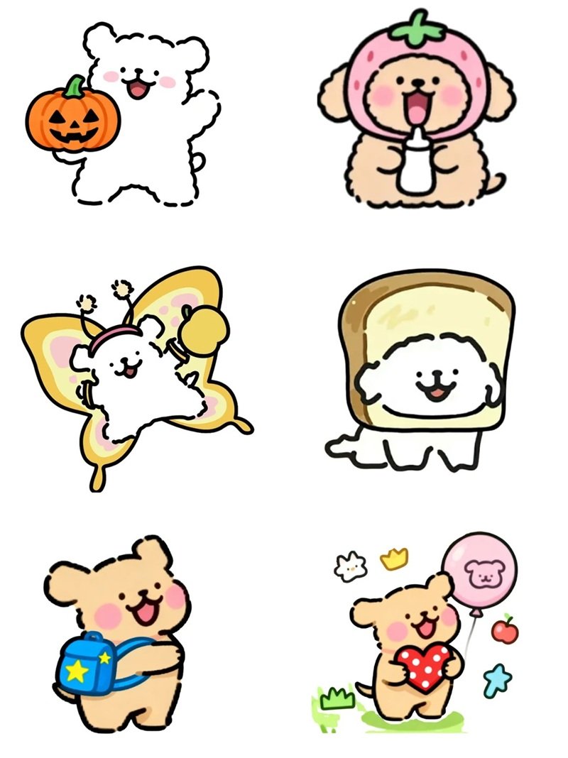 sticker dễ thương 25