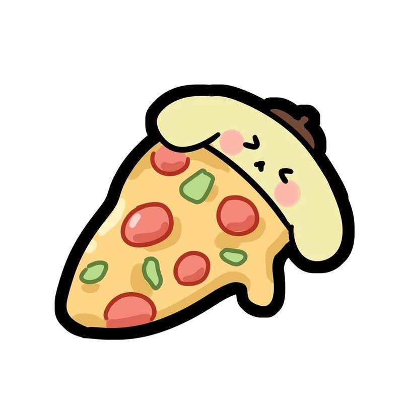 sticker đồ ăn vặt 10