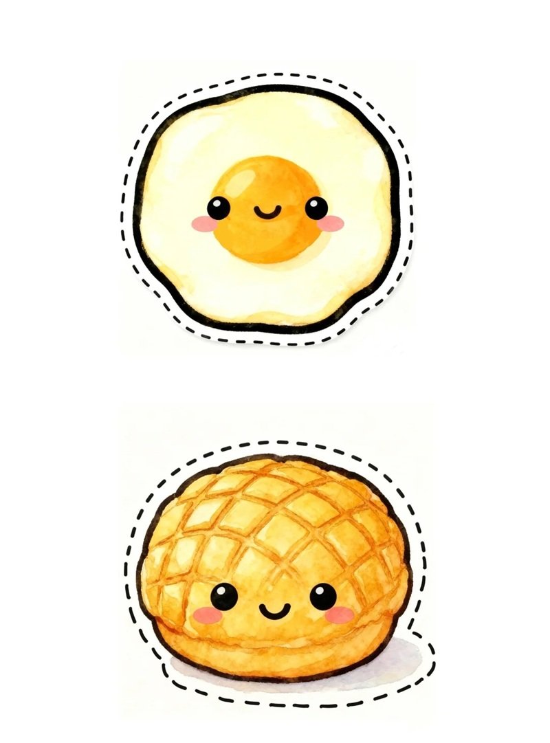 sticker đồ ăn vặt 20