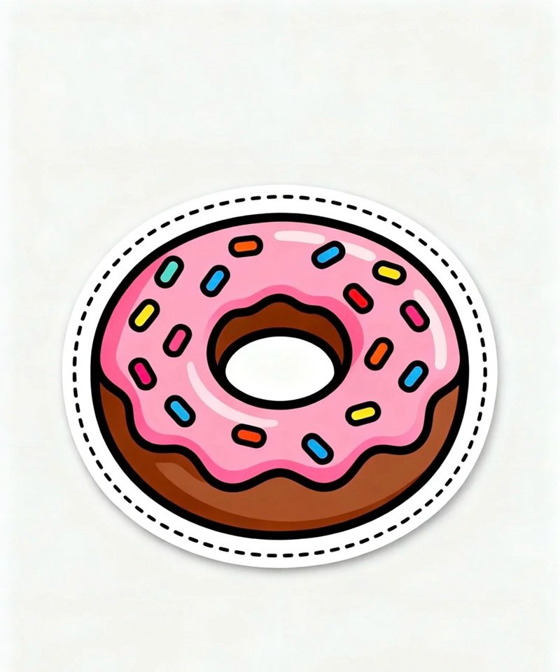 sticker đồ ăn vặt 28