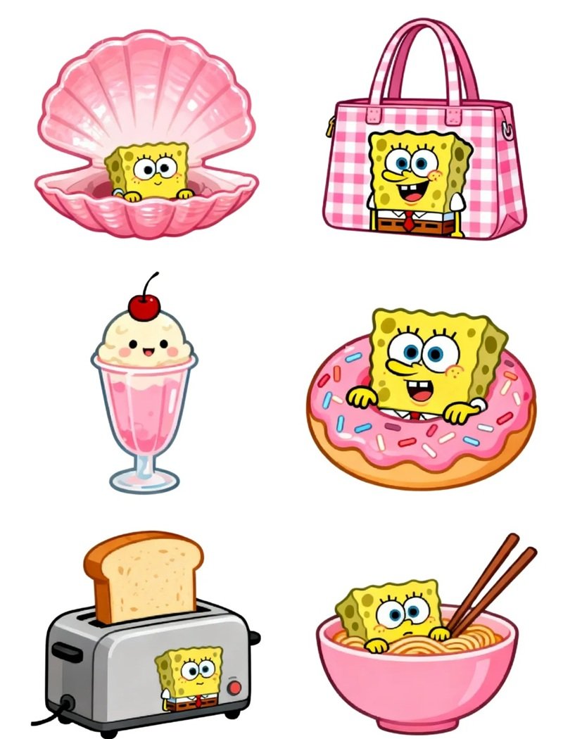 sticker đồ ăn vặt 6