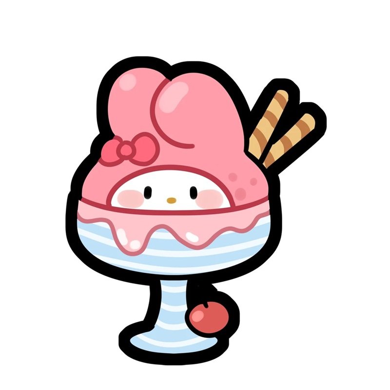 sticker đồ ăn vặt 7