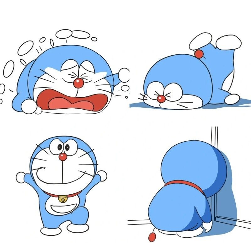 sticker doraemon 2