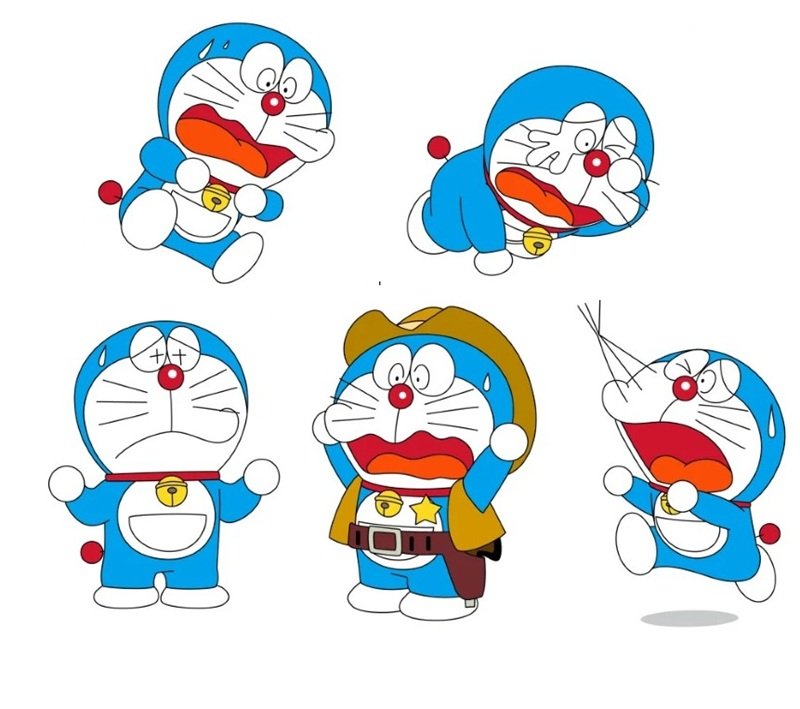 sticker doraemon 26