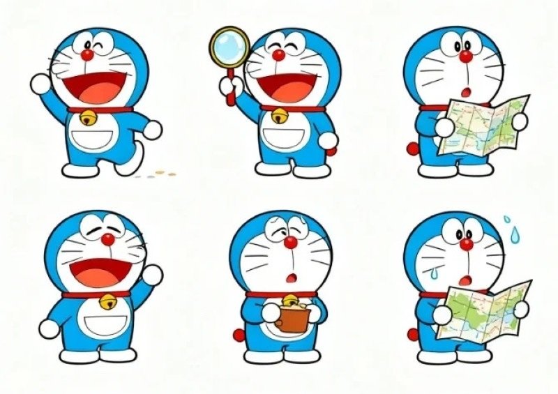 sticker doraemon 27