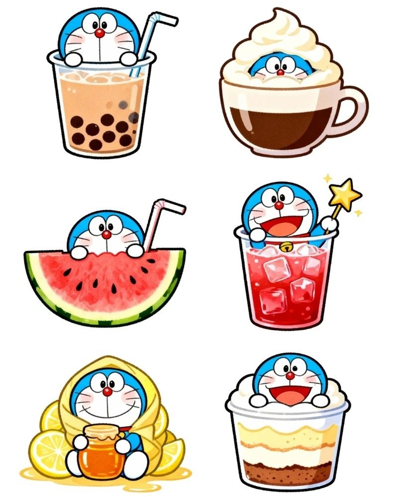 sticker doraemon 31