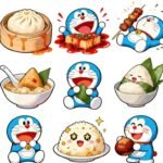 sticker doraemon 32