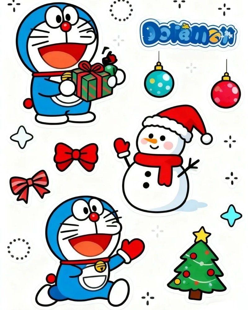 sticker doraemon 33